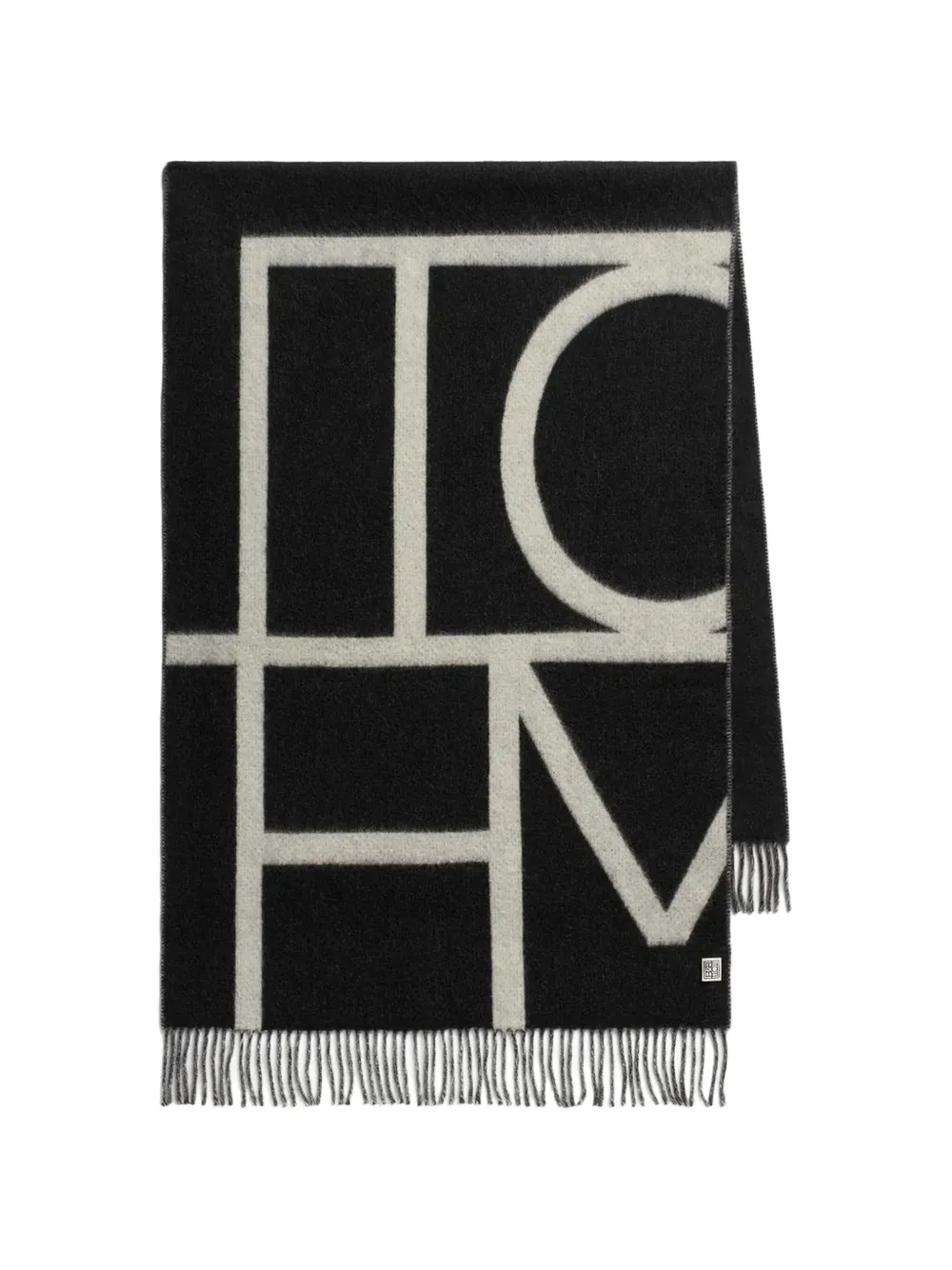 TOTEME brushed scarf - Nero