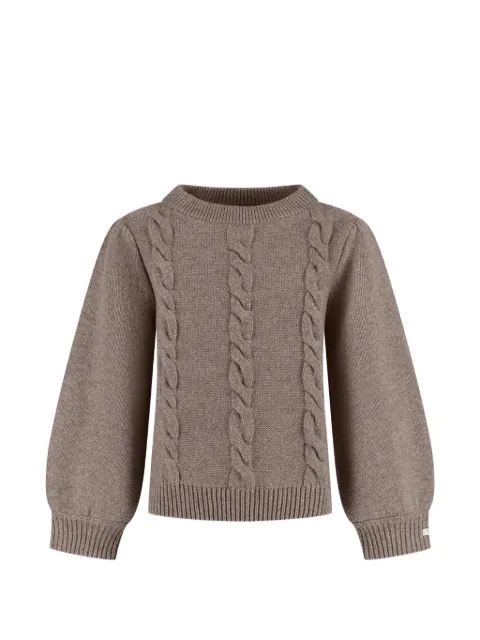 Donsje Niena puff-sleeve sweater
