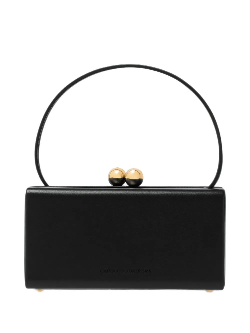 Carolina Herrera Mimi leather tote bag - Noir