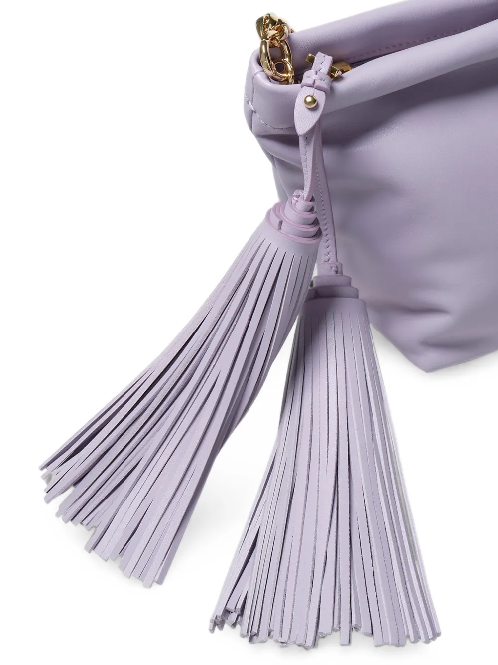 Carolina Herrera Pia tassel shoulder bag Paars