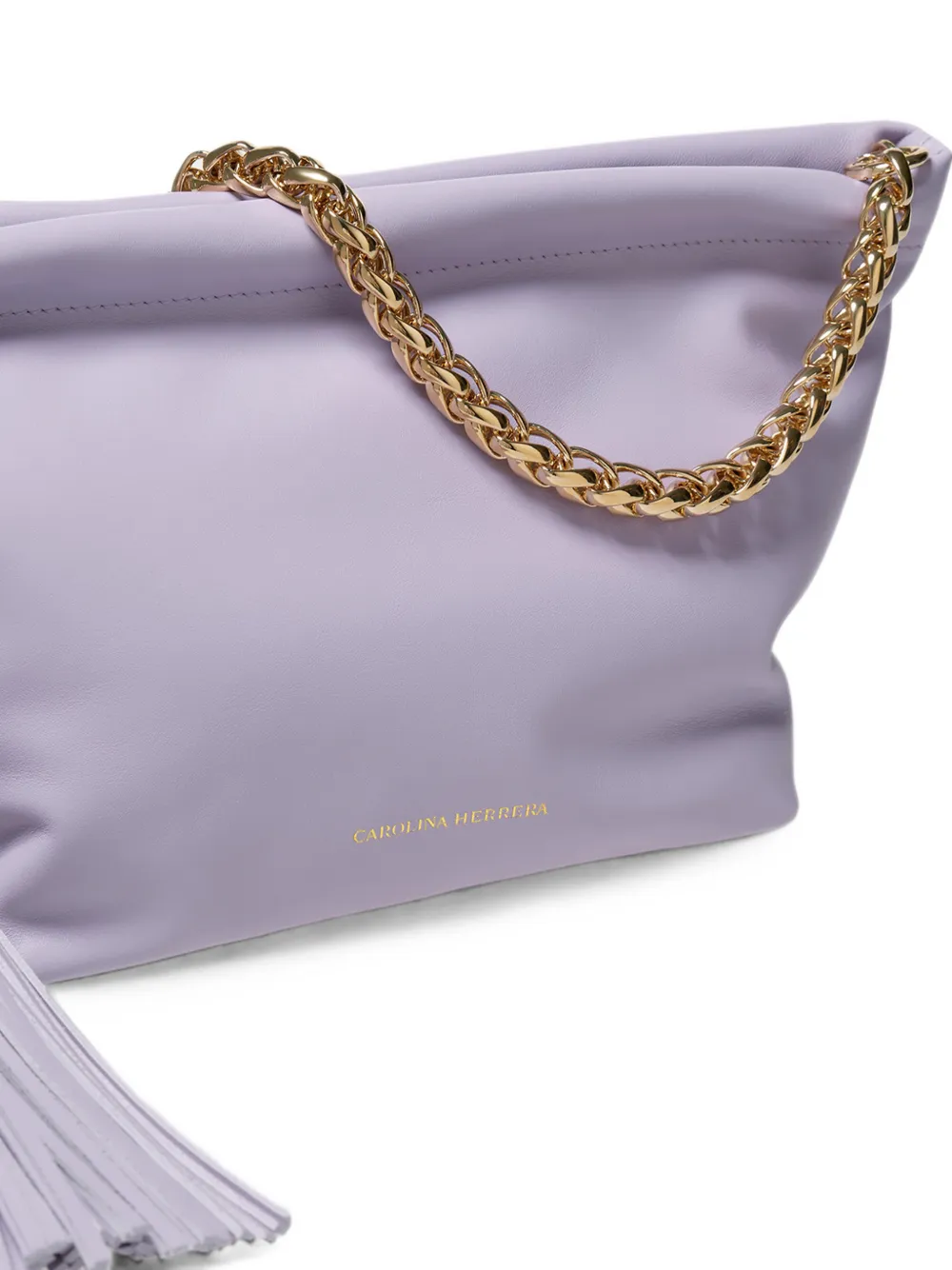 Carolina Herrera Pia tassel shoulder bag Paars