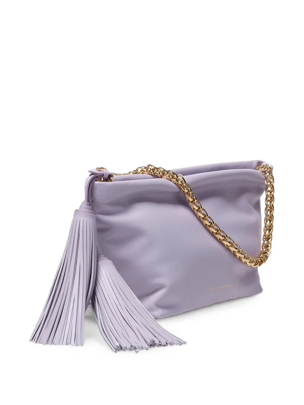 Carolina Herrera Pia tassel shoulder bag Paars