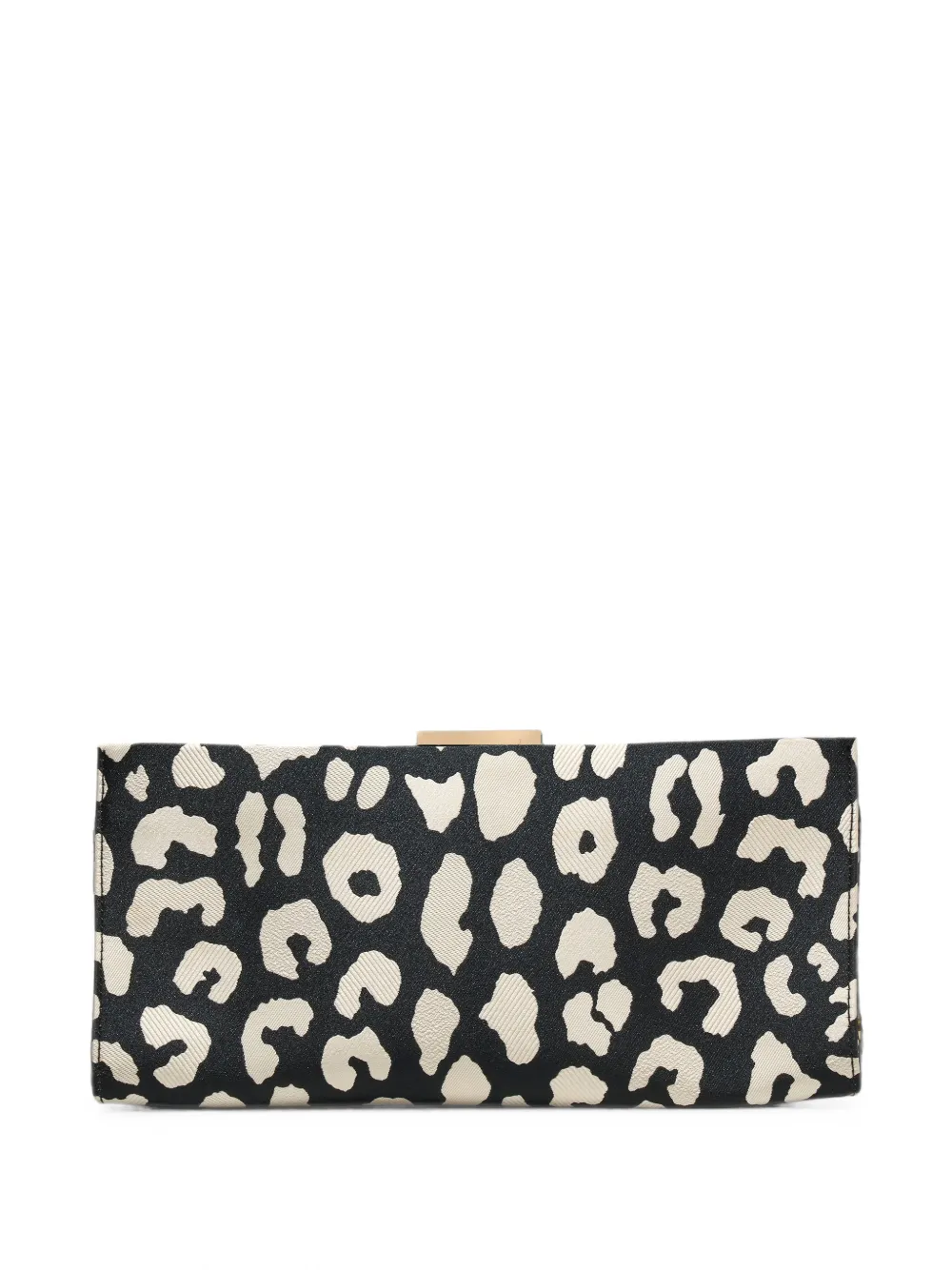 Carolina Herrera Pats leopard-jacquard clutch bag - Nero