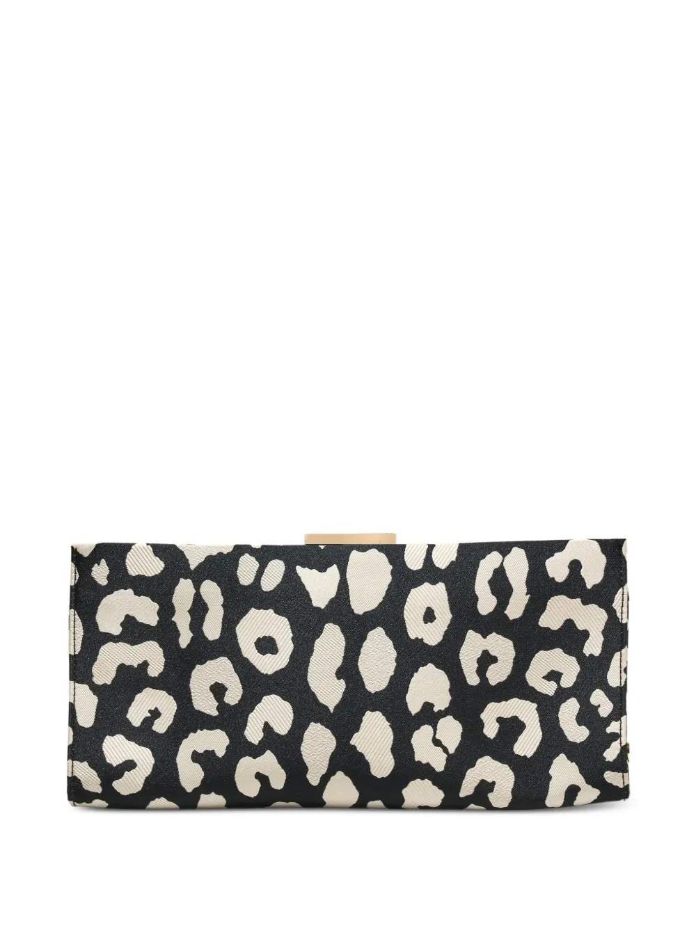 Carolina Herrera Pats leopard-jacquard clutch bag - Schwarz