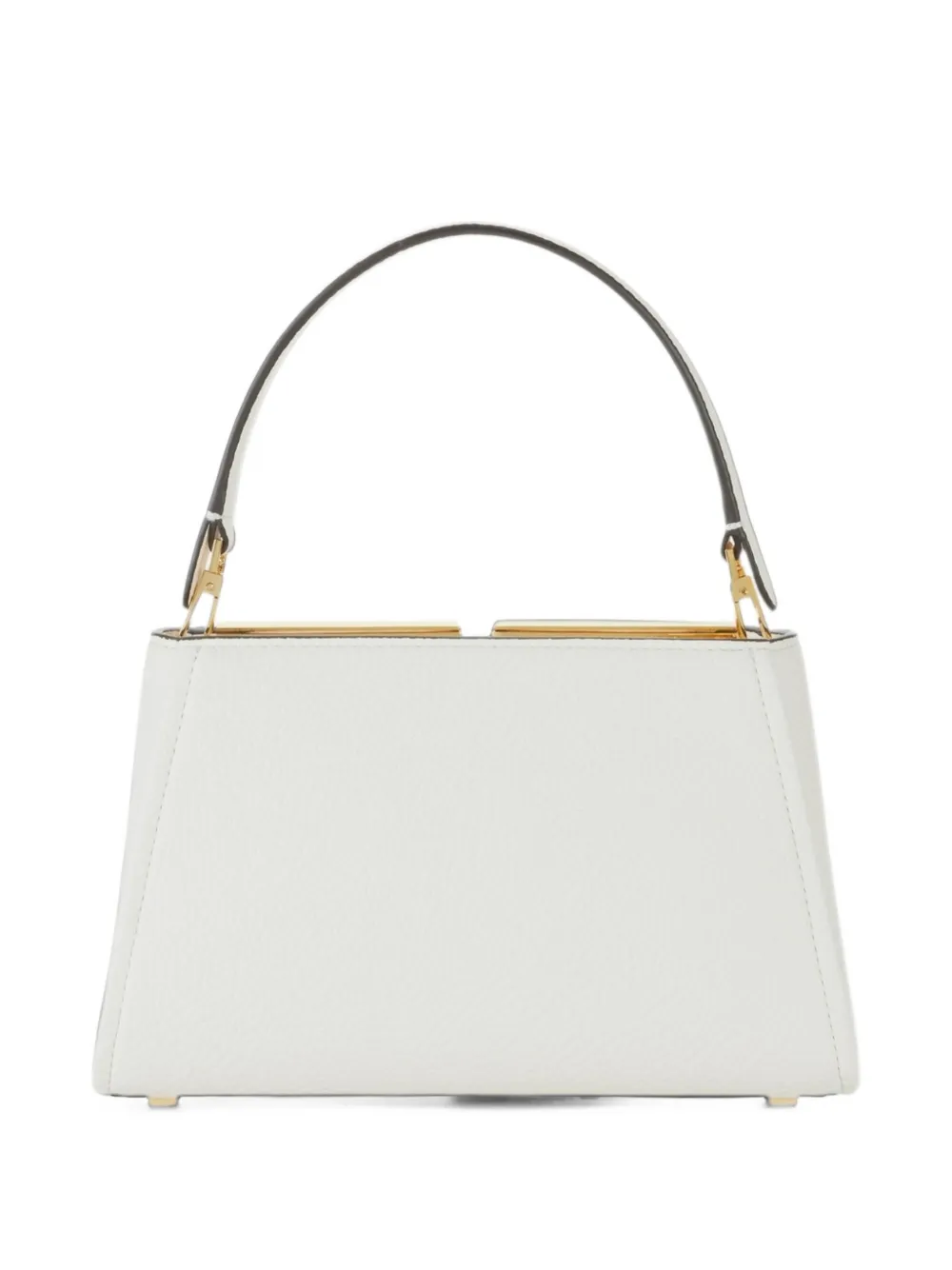 Elisabetta Franchi Satijnen clutch Wit