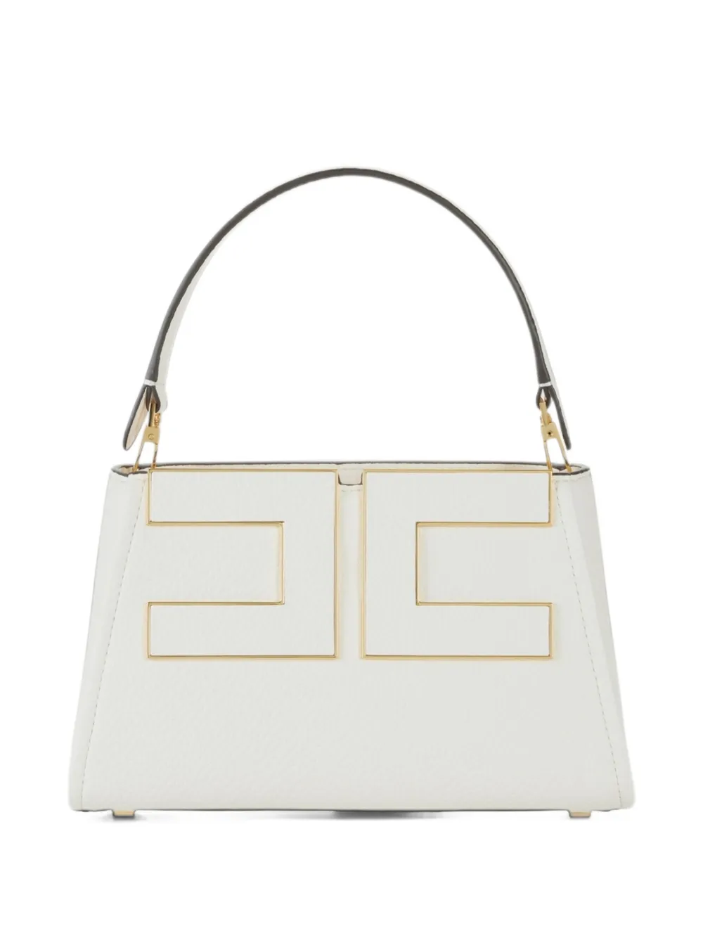 Elisabetta Franchi Satijnen clutch Wit