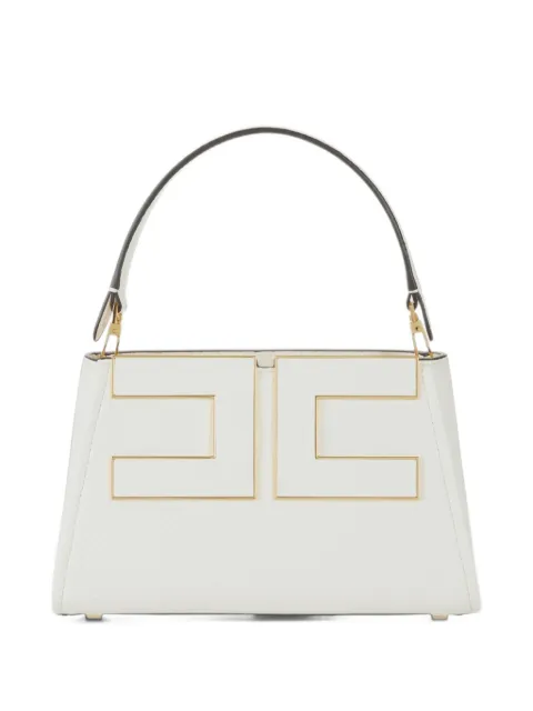 Elisabetta Franchi tote con placa del logo
