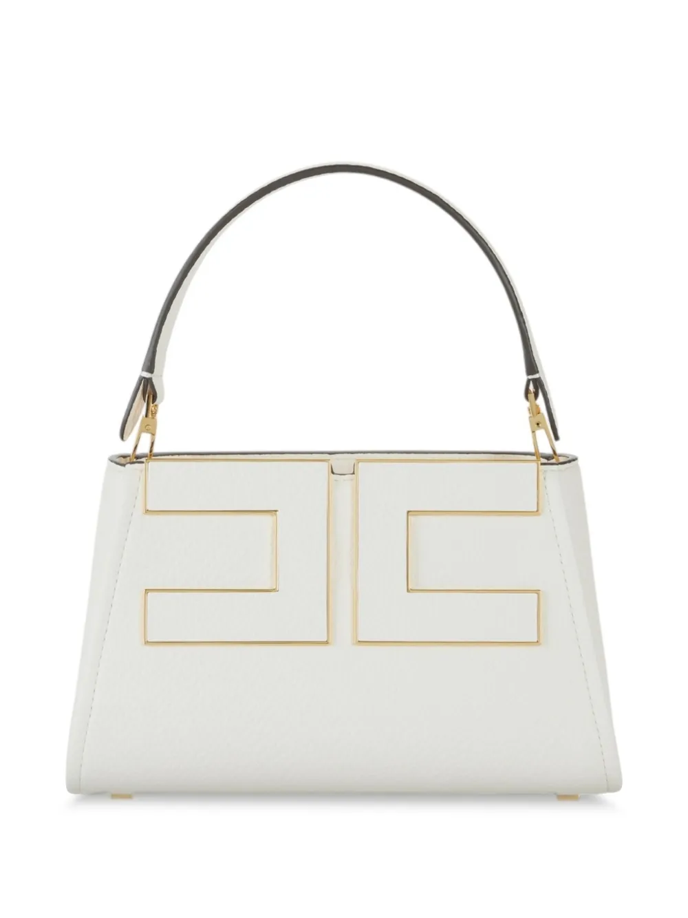 Elisabetta Franchi Satijnen clutch Wit
