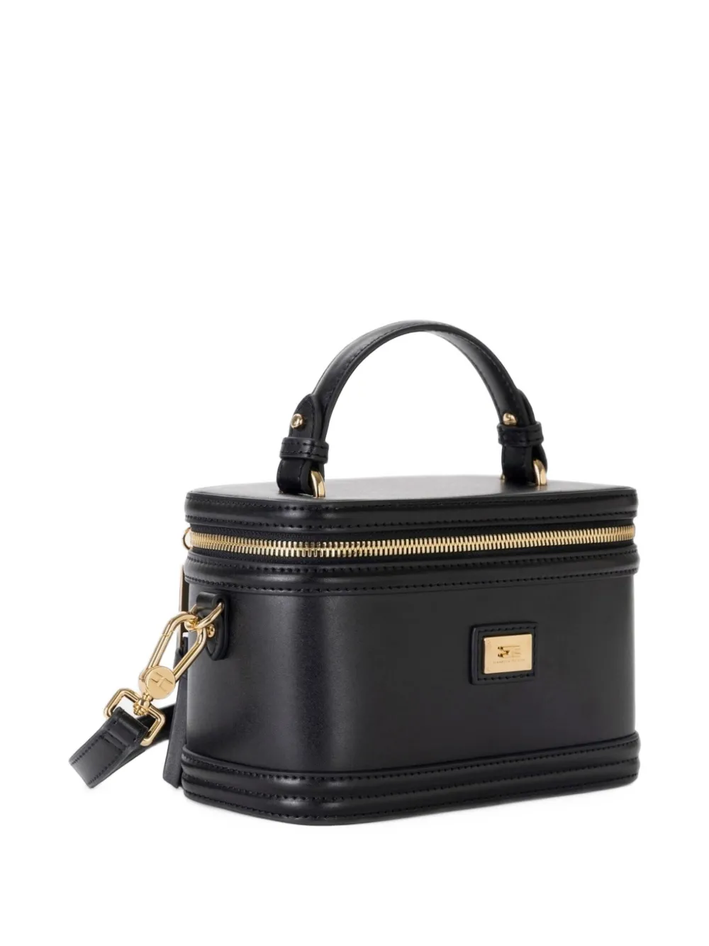 Elisabetta Franchi travel make-up bag Zwart