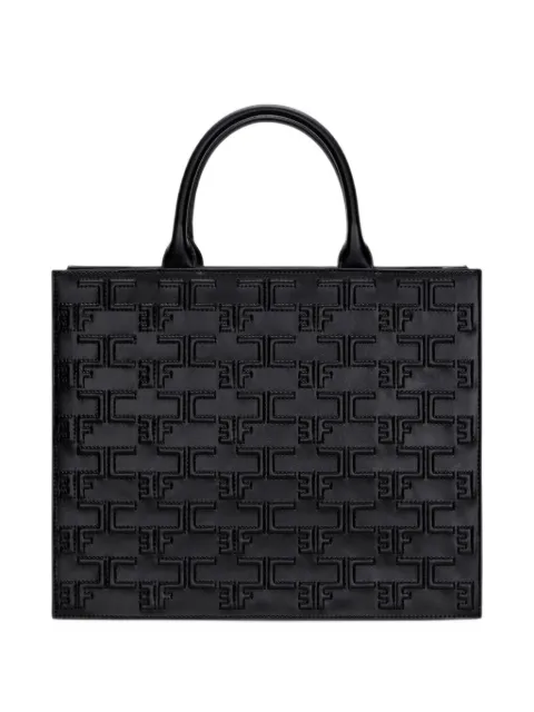 Elisabetta Franchi Große Bold Monogram Shopper