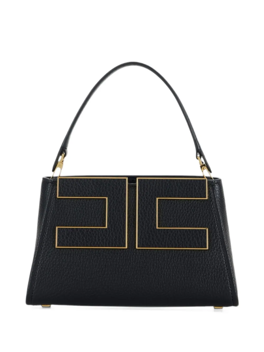 Elisabetta Franchi handbag with logo - Black