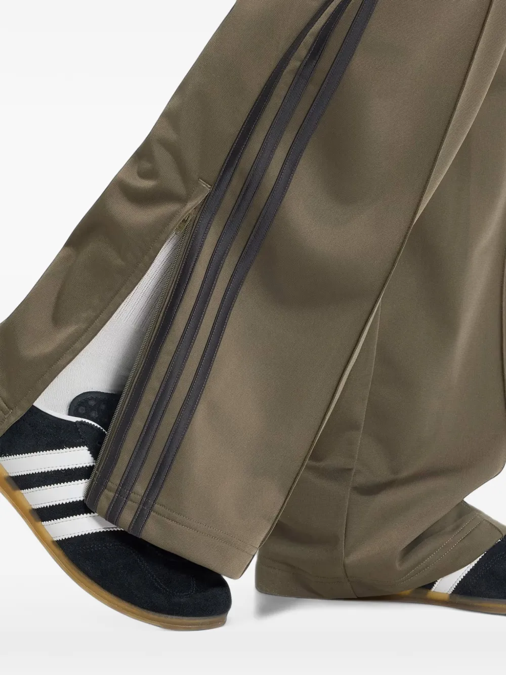 adidas Firebird ruimvallende trainingsbroek Groen