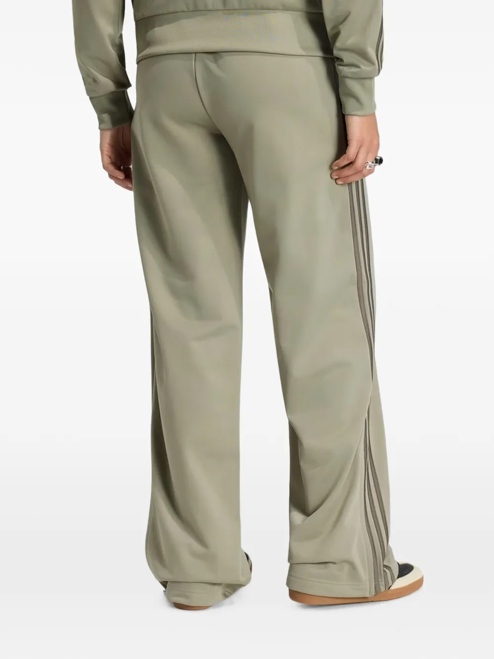adidas Firebird trainingsbroek met zijstreep Groen