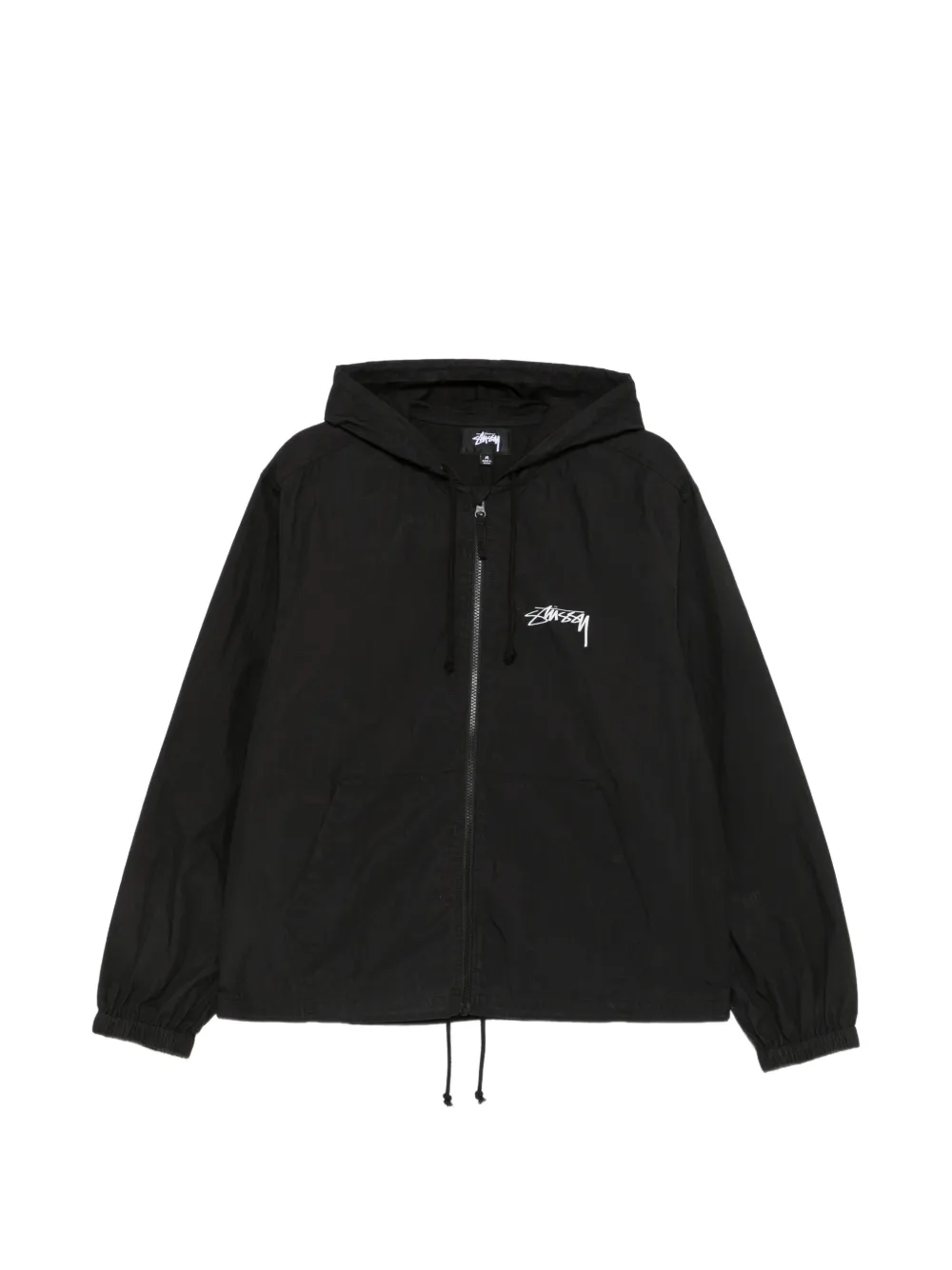 Stüssy logo-print hooded jacket