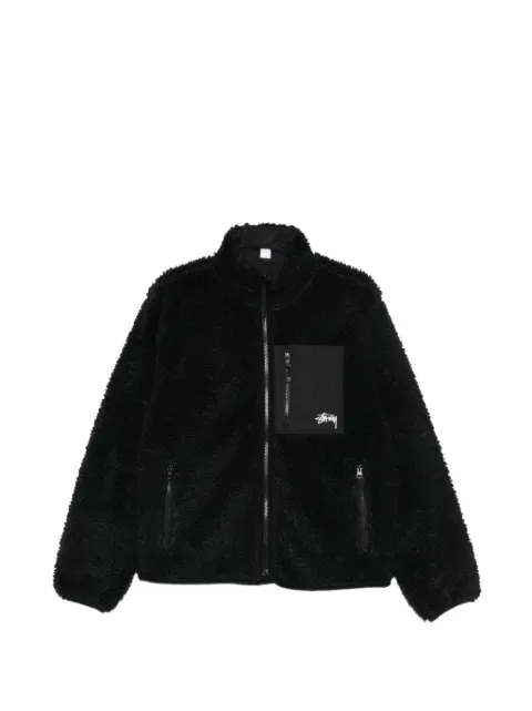 Stüssy logo-patch jacket