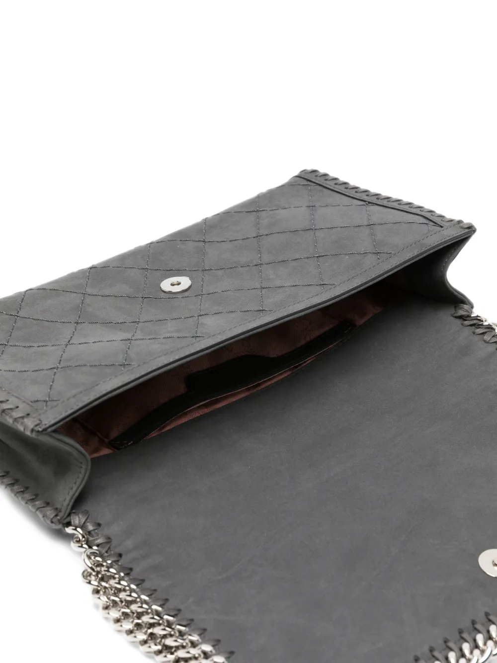 Stella McCartney Falabella gewatteerde schoudertas Grijs