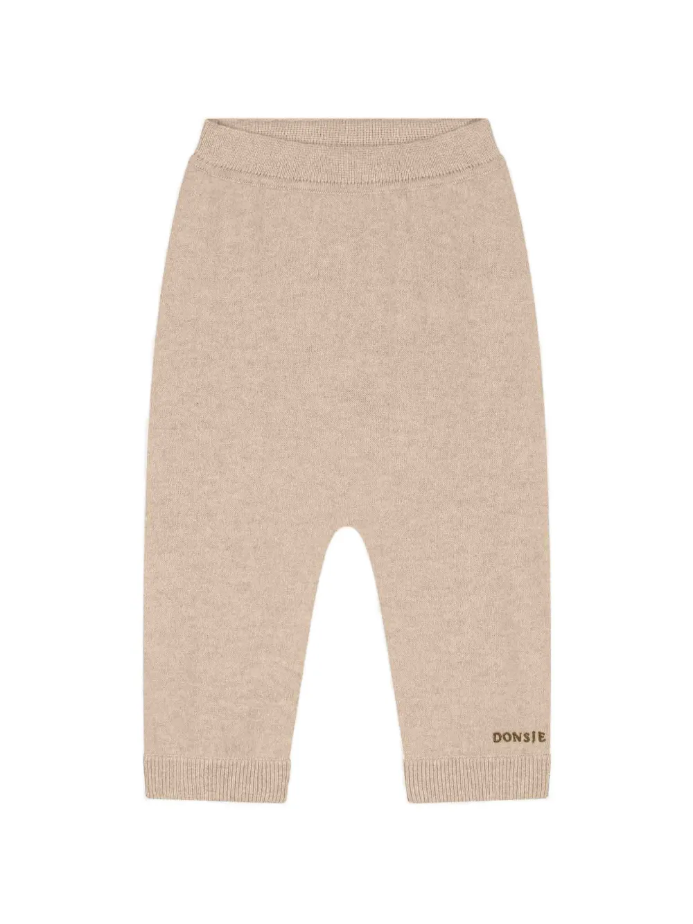 Donsje fine-knit ribbed-trim trousers - Toni neutri