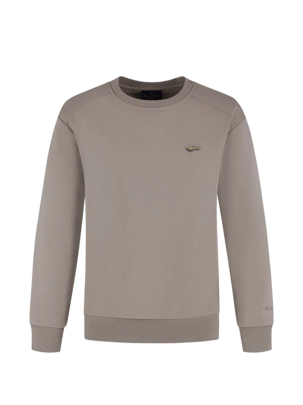 Paul & Shark Junior logo-plaque crew-neck sweatshirt - Toni neutri