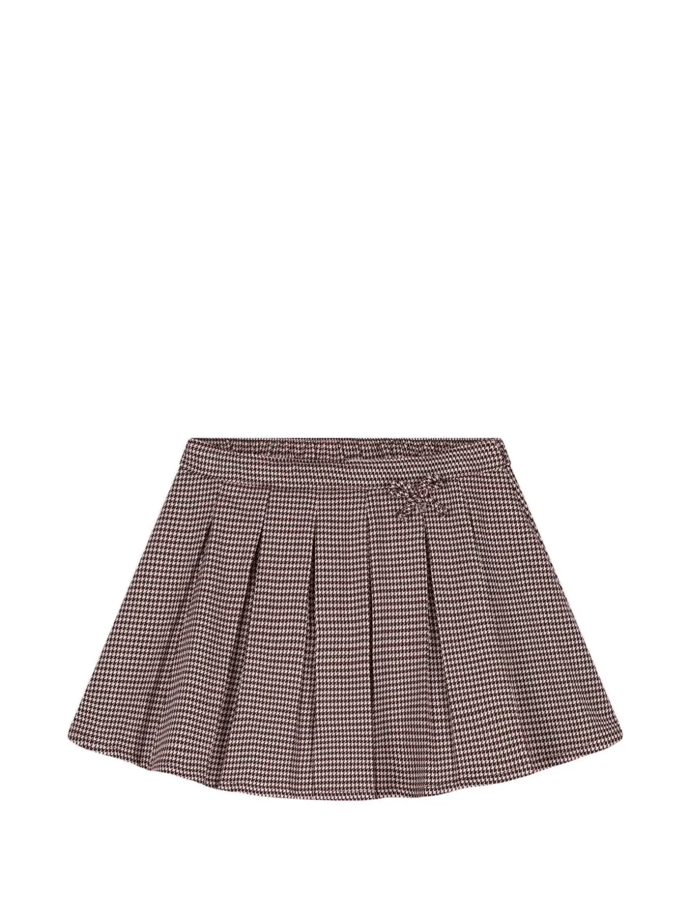 Kocca houndstooth-pattern pleated skirt - Viola