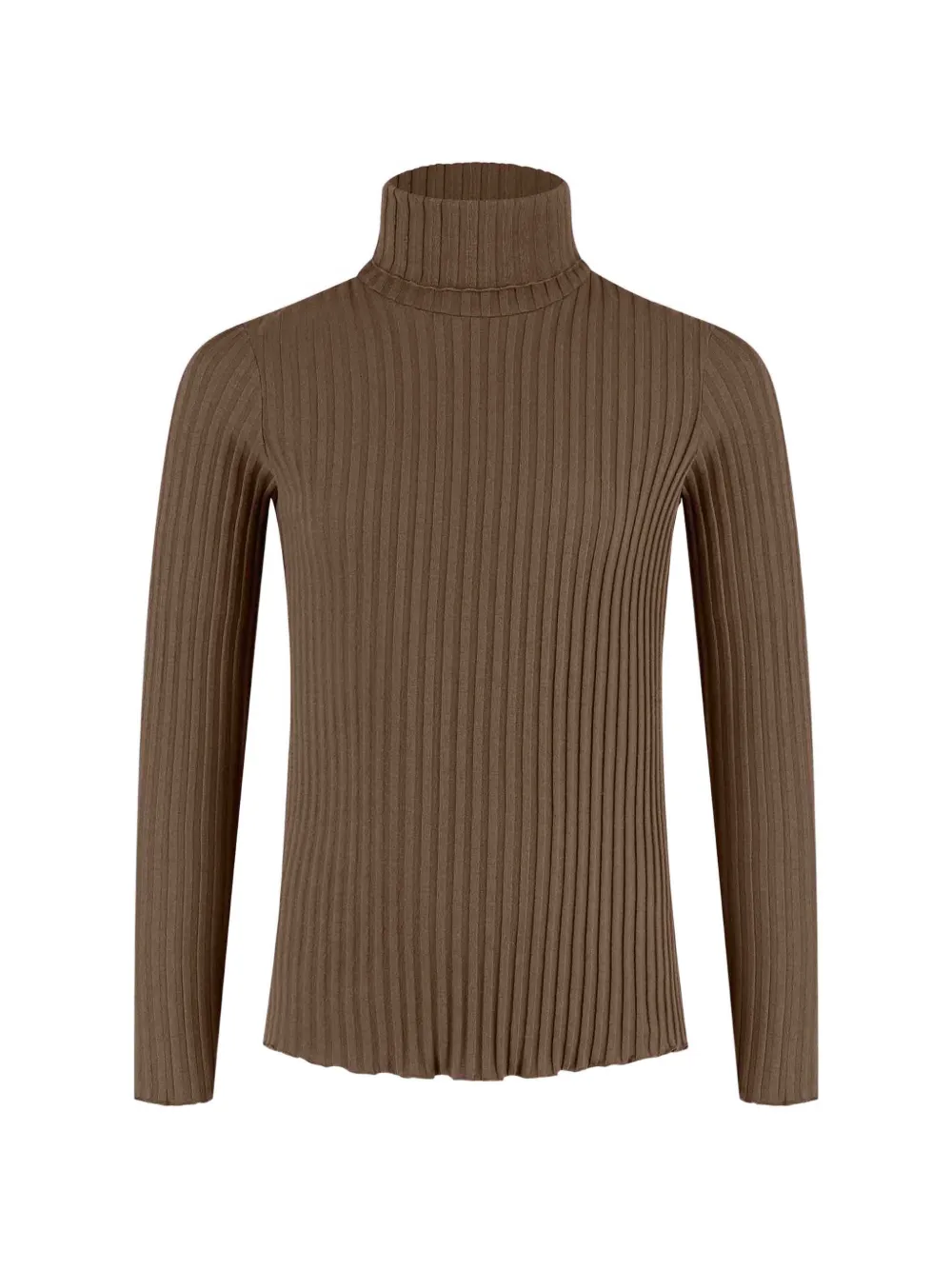 Il Gufo pull côtelé à col roulé - Marron Il Gufo pull côtelé à col roulé - Marron