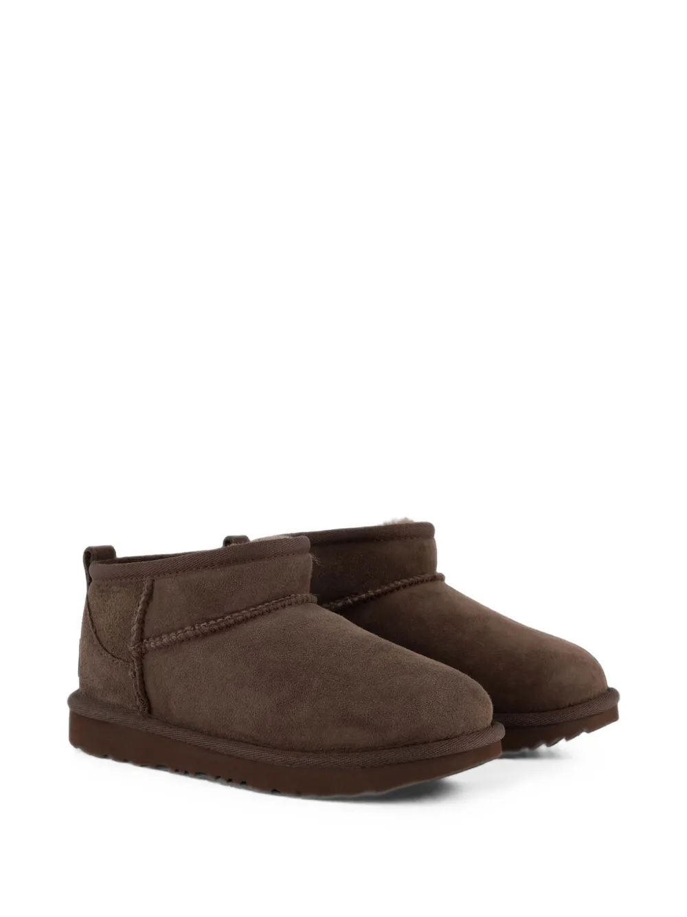 UGG Kids Classic Ultra Mini boots - Marrone