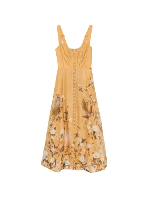 ZIMMERMANN Momentum corded midi dress