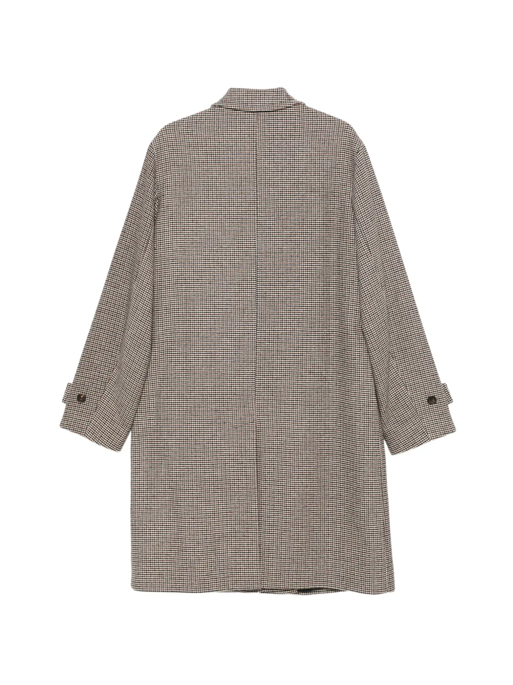 Hevo Loconia houndstooth-pattern coat Beige