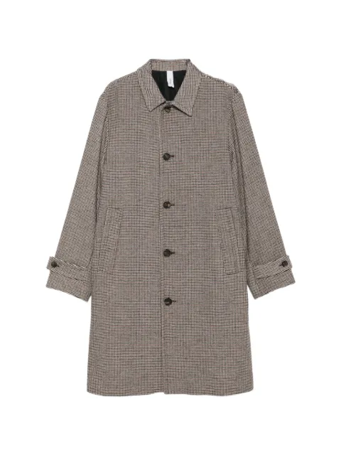 Hevo Loconia houndstooth-pattern coat