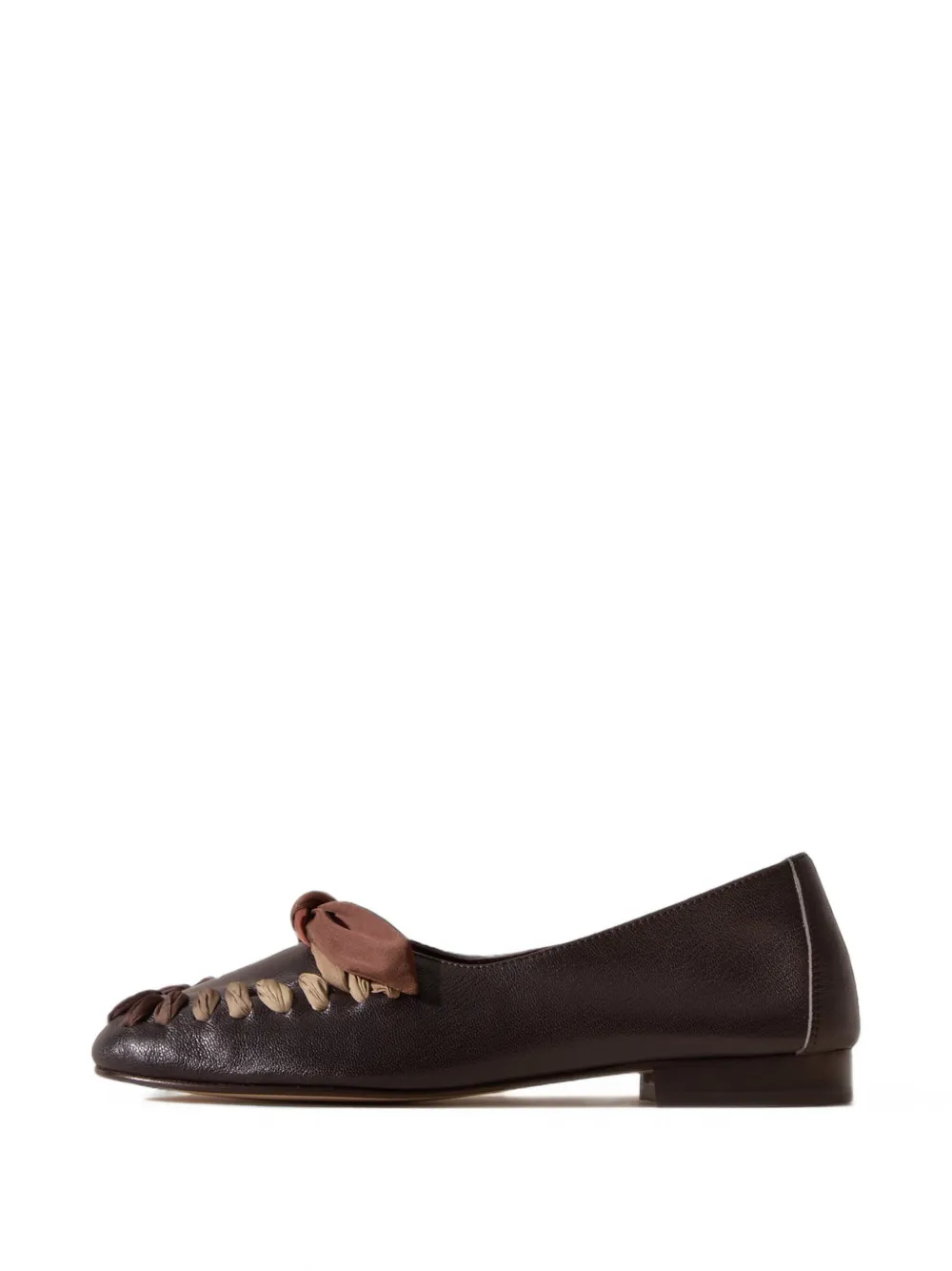 Hereu Juliol Foulard Loafer in dekonstruiertem Design - Braun