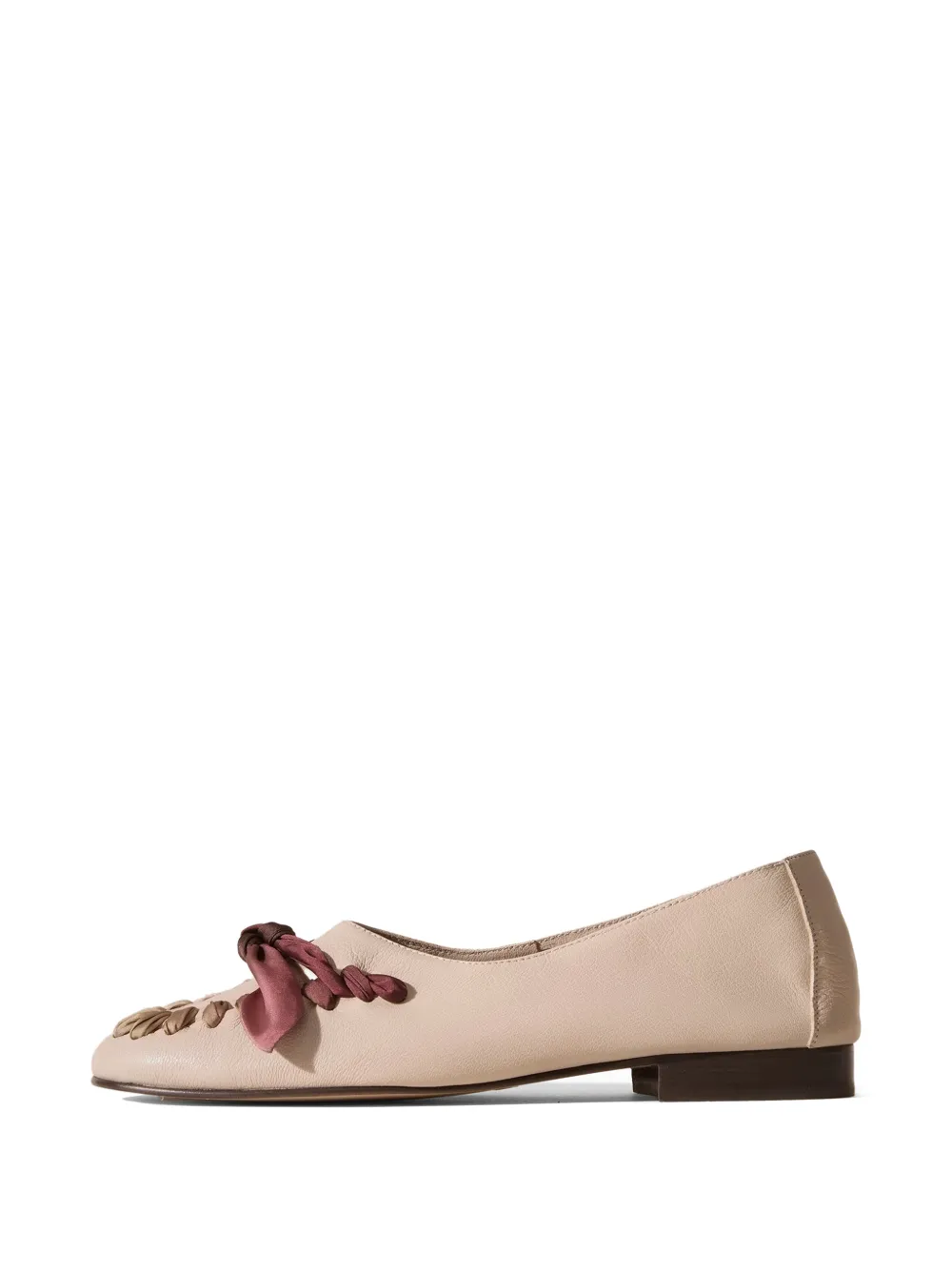 Hereu Juliol Foulard Loafer in dekonstruiertem Design - Nude