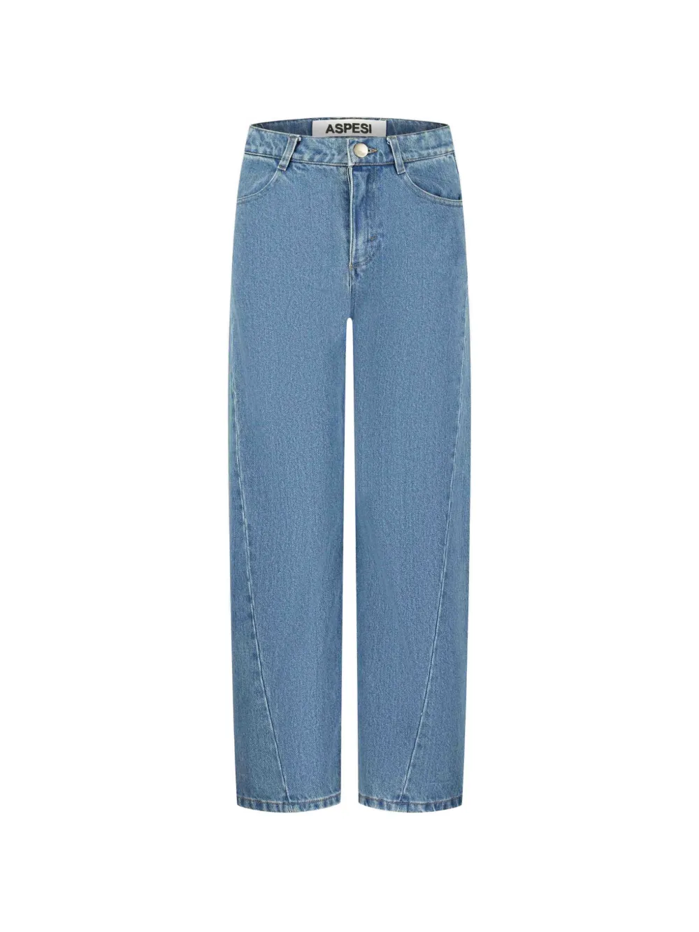 Aspesi Kids logo-patch jeans - Blu