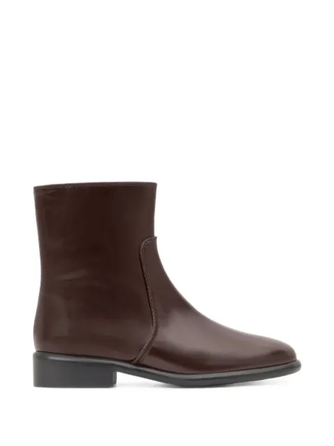 Castañer botines Elsa de piel trenzada