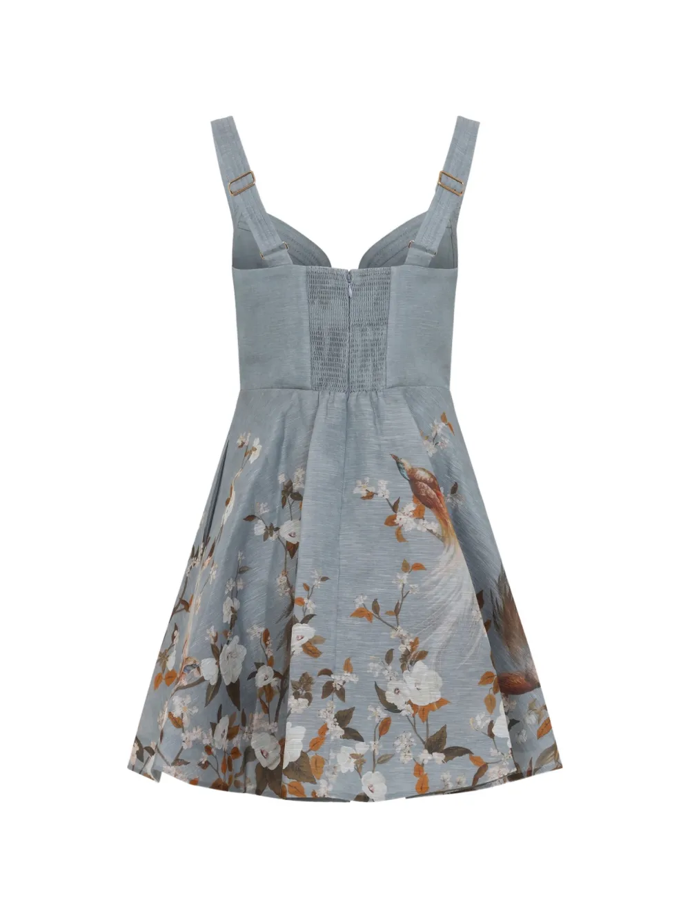 ZIMMERMANN Momentum Corded mini dress Blauw