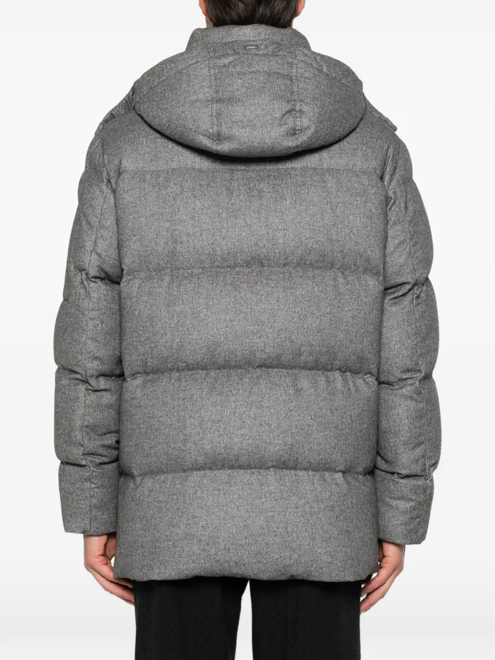Herno hooded padded coat Grijs
