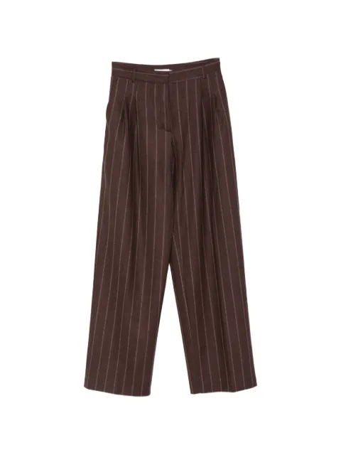 Barba pinstripe-pattern pleated trousers