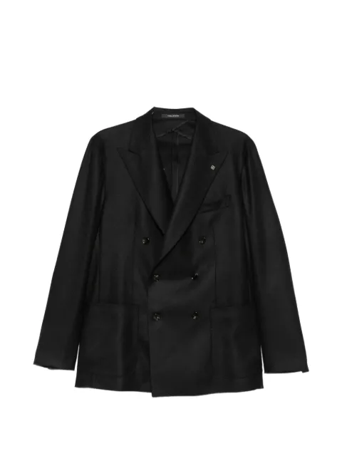 Tagliatore double-breasted peaked-lapel jacket