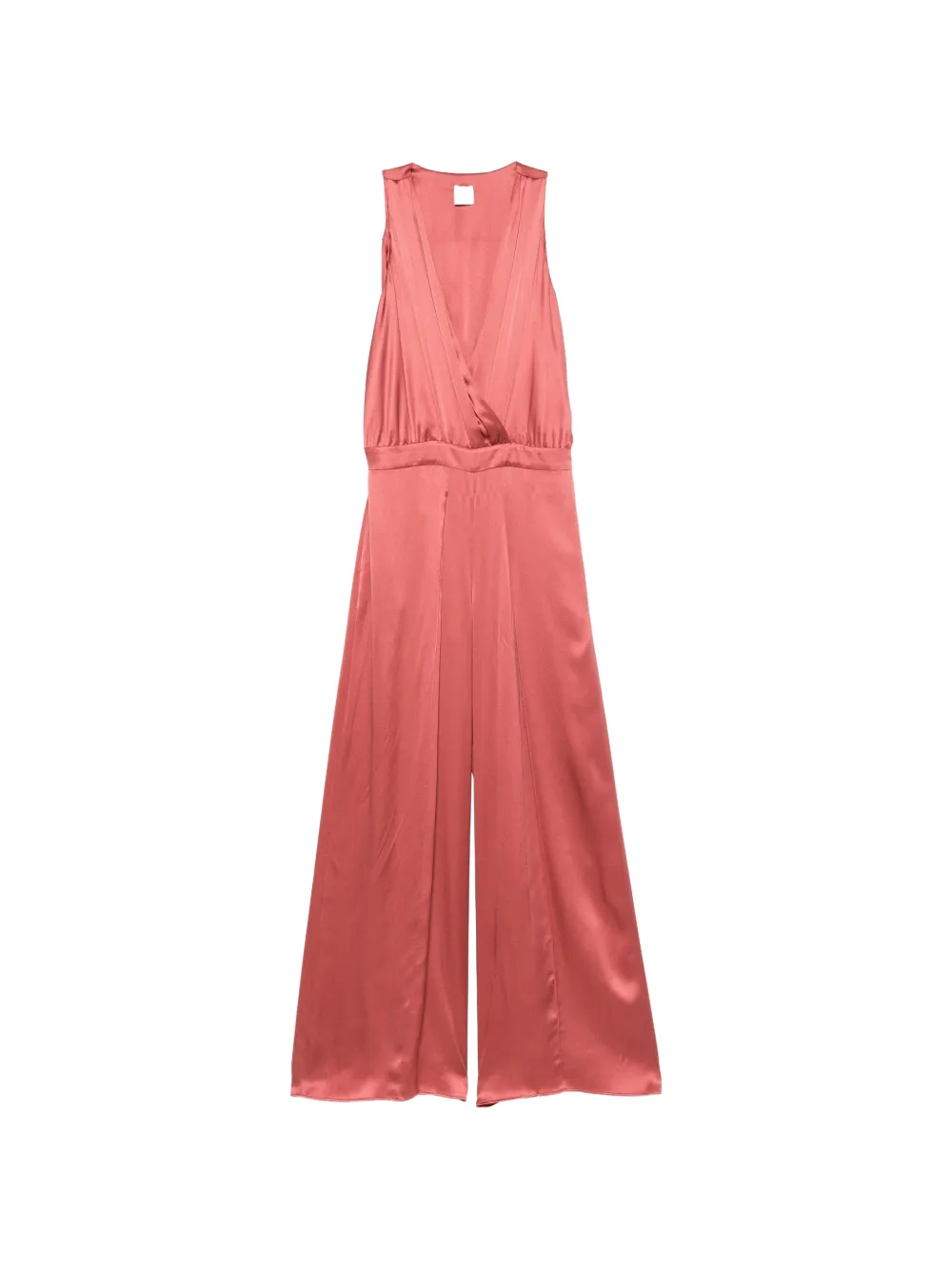 Eleventy satin-finish wide-leg jumpsuit - Rosa