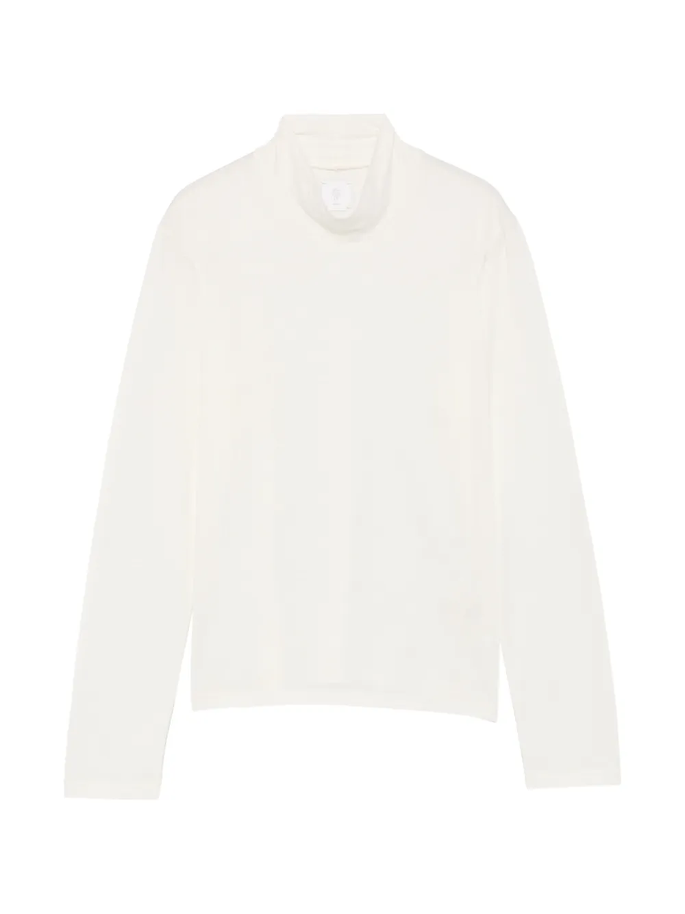 Eleventy high-neck long-sleeve T-shirt - Nude