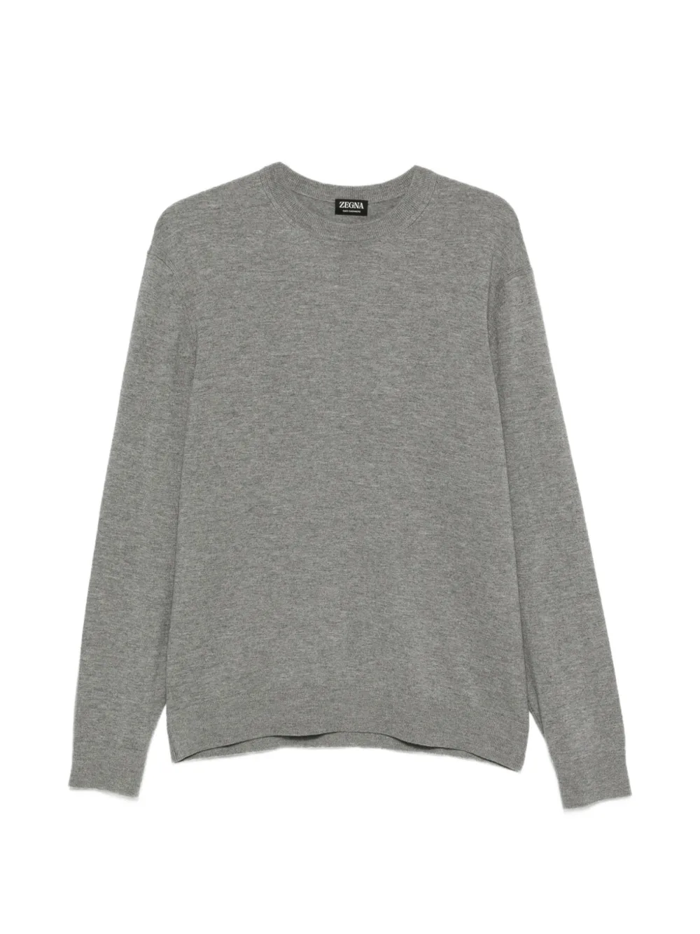 Zegna crew-neck long-sleeve sweater - Grau