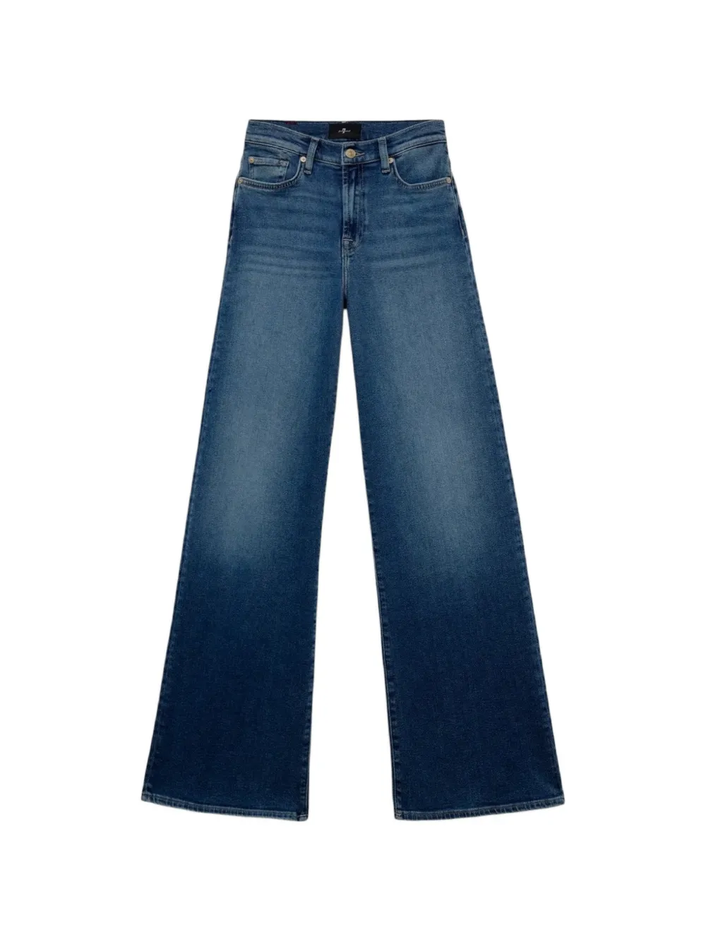 7 For All Mankind Jeans mit weitem Bein - Blau