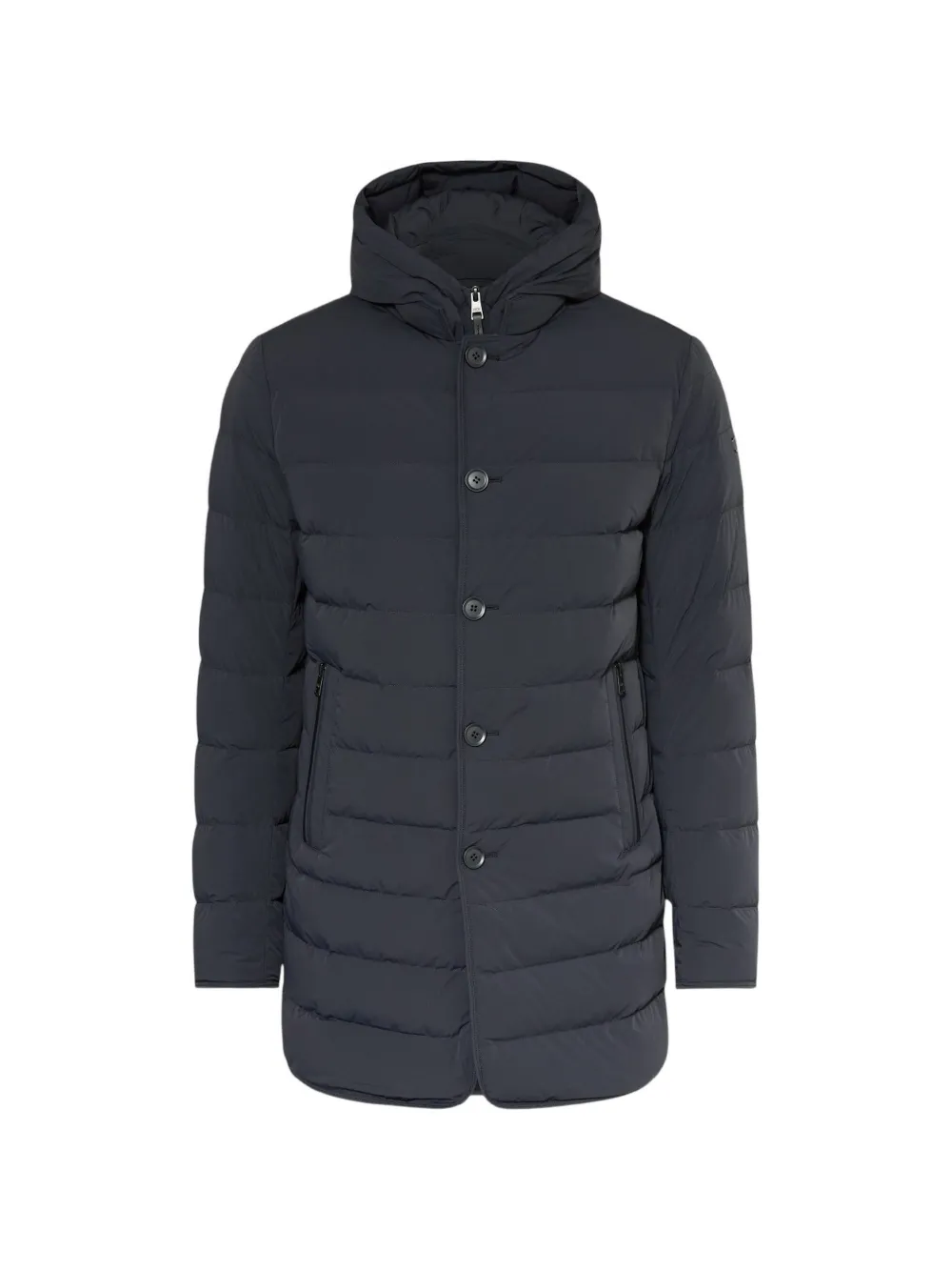 Duno quilted hooded coat - Blau