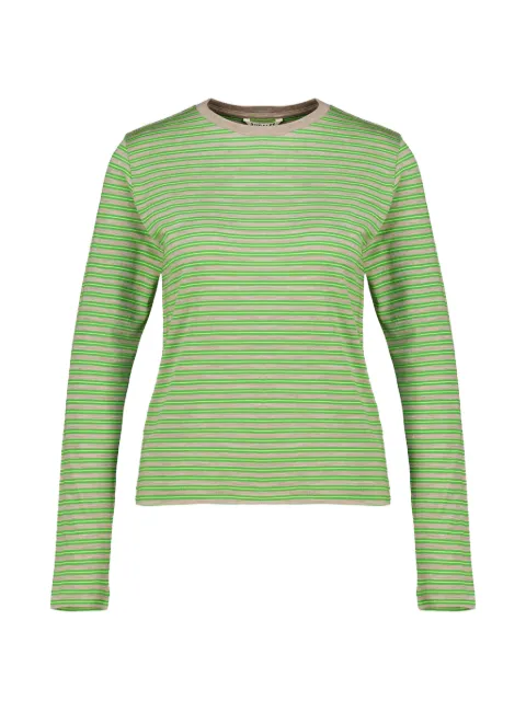 Auralee striped long-sleeve T-shirt