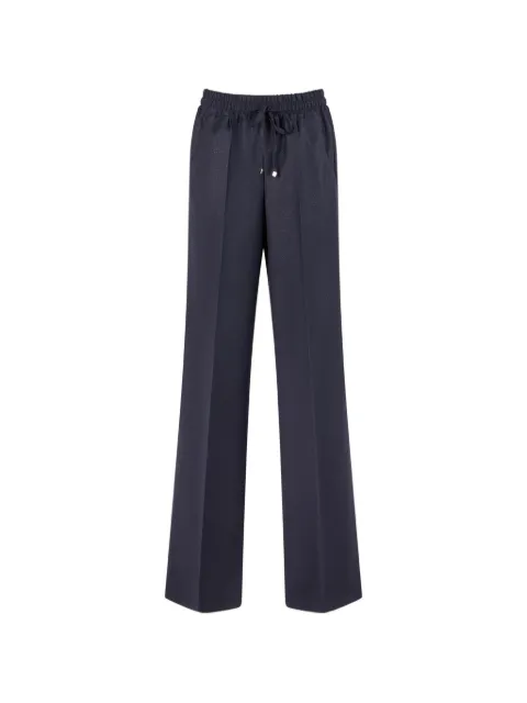 Kiton glitter-effect drawstring trousers