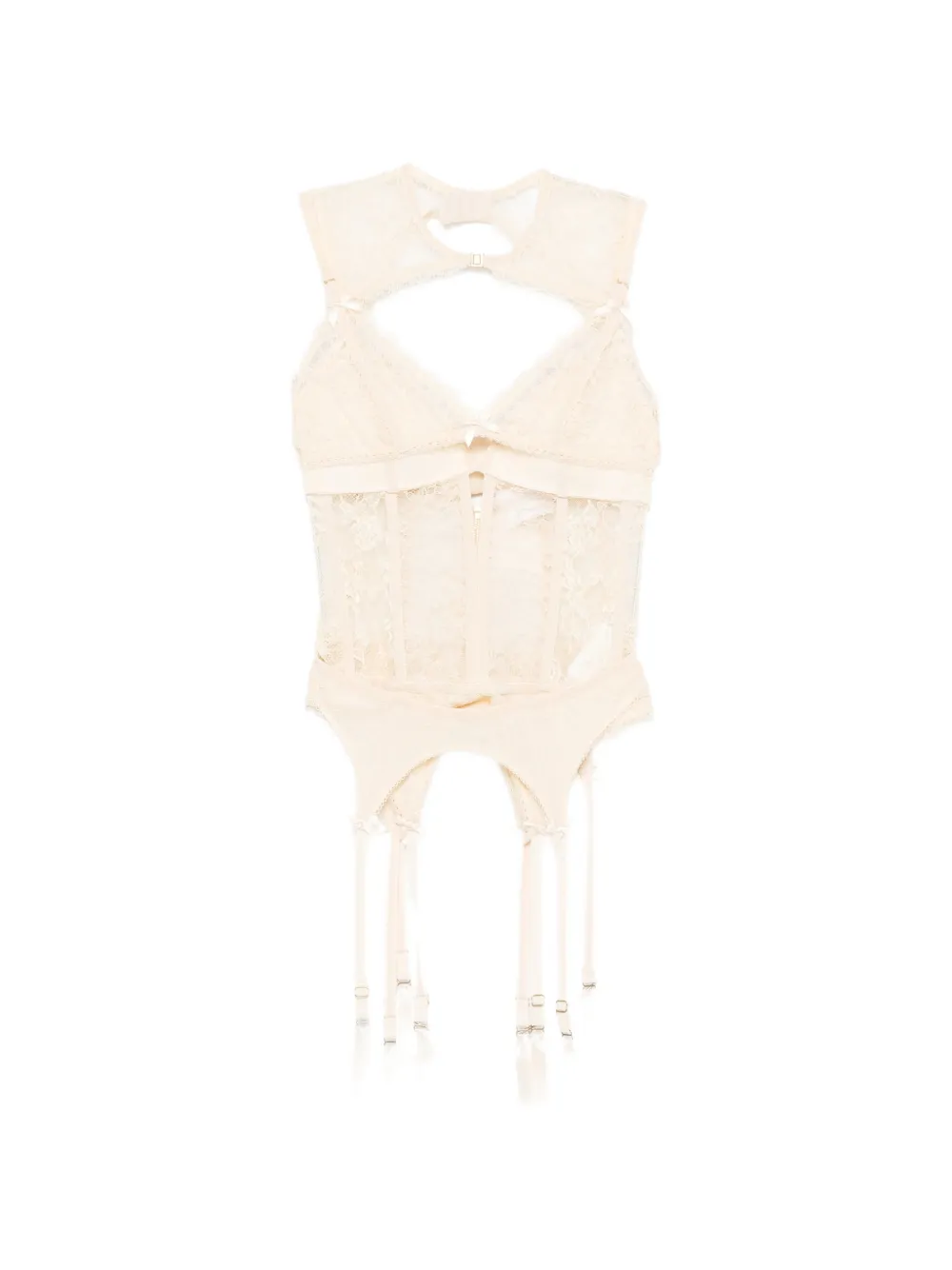 ZIMMERMANN Valiant lace-trim lingerie - Neutrals