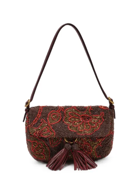 MALIPARMI Blossom bead-embroidered shoulder bag
