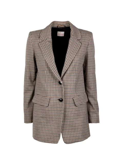 EMME houndstooth-pattern blazer