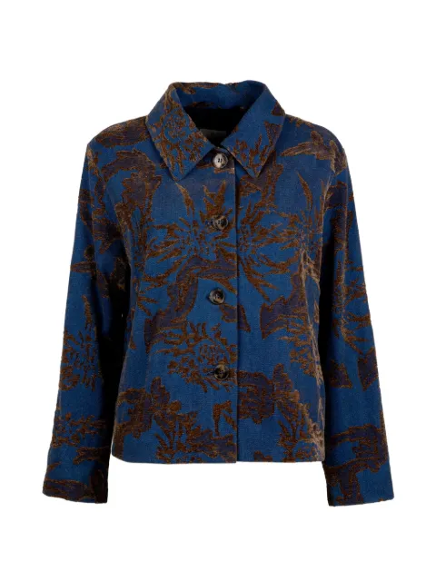Marella floral-pattern jacquard jacket