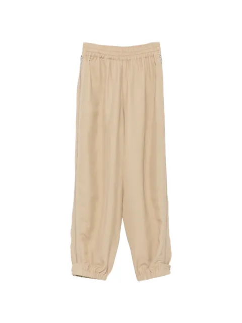 Co side-zip elasticated trousers
