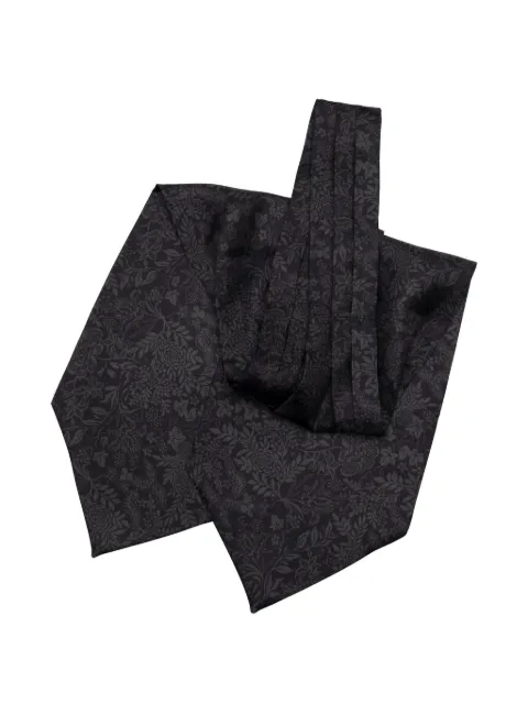 Elizabetta Portofino floral-pattern silk ascot tie