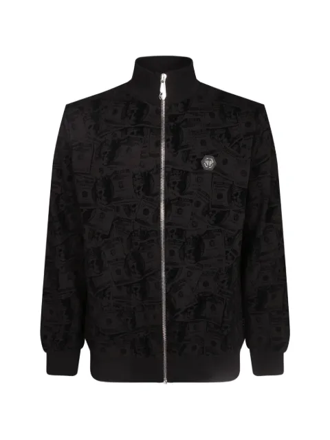 Philipp Plein tracksuit jacket all-over dollar